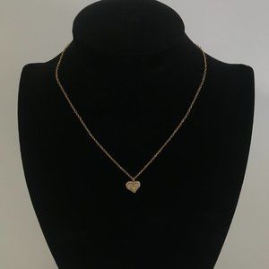 Vivienne Westwood Heart Saturn Pendant Necklace